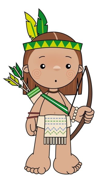 Индеец мультяшный