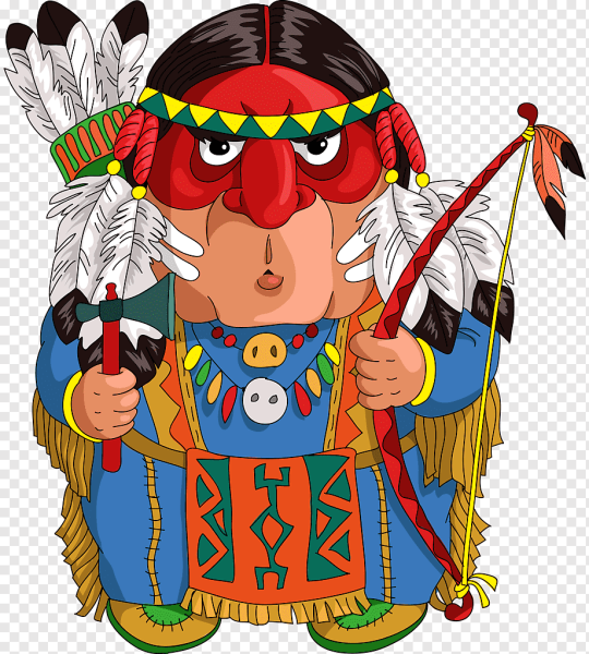 Индеец вектор