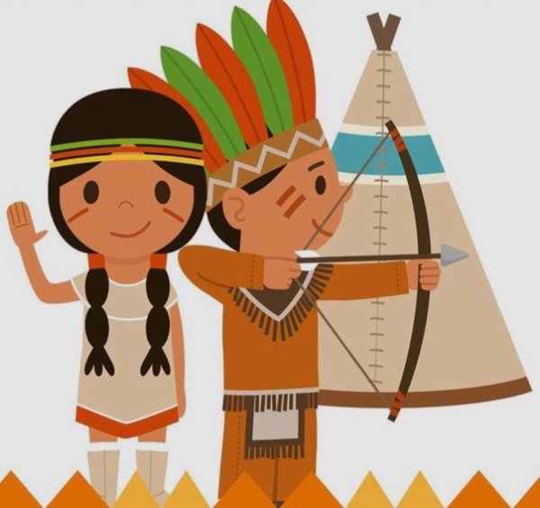 Разрисованные лица индейцев