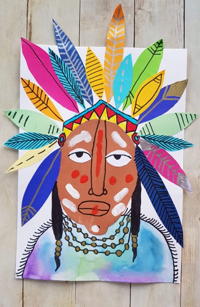 Индеец клипарт