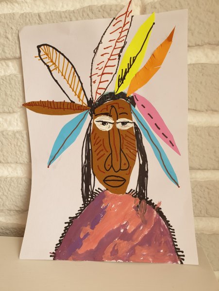 Раскрашенные индейцы