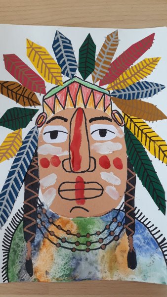 Мальчик индеец мультяшный