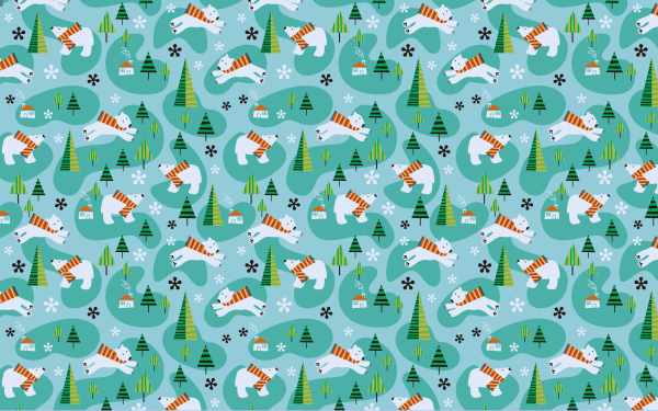 Бесшовный фон детский