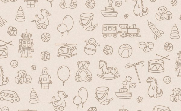 Детский паттерн бесшовный