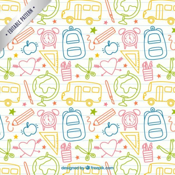 Паттерн из школьных предметов