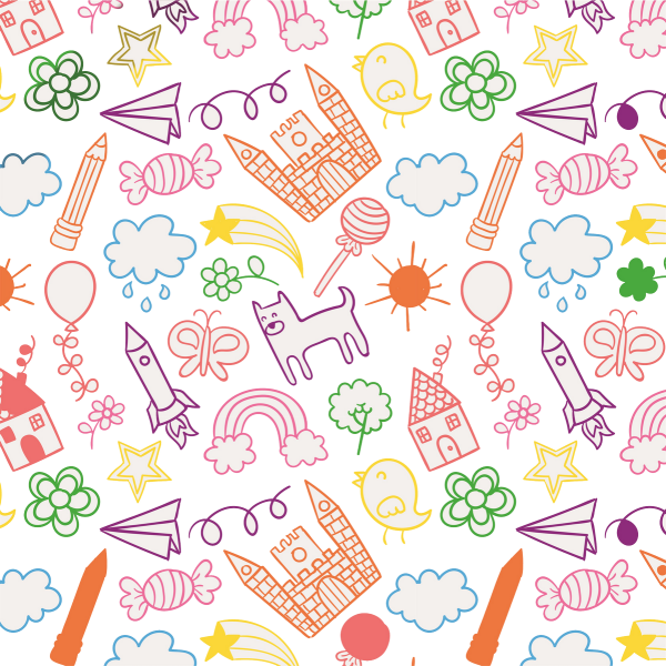 Паттерн детские игрушки