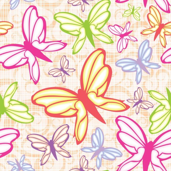 Фон бабочки