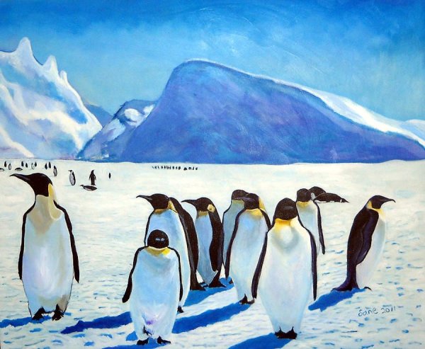 Антарктида рисование