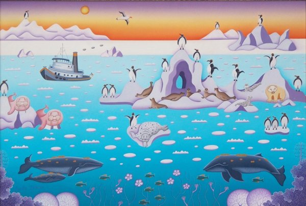 Животные Арктики раскраска