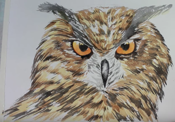 Маленькие рисуночки Сова