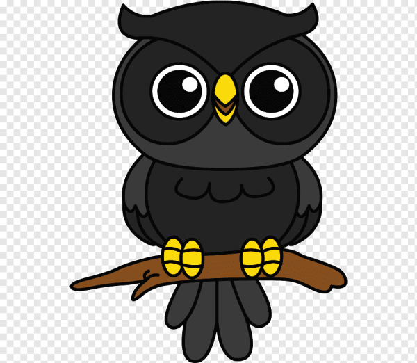 Сова красками для ребенка