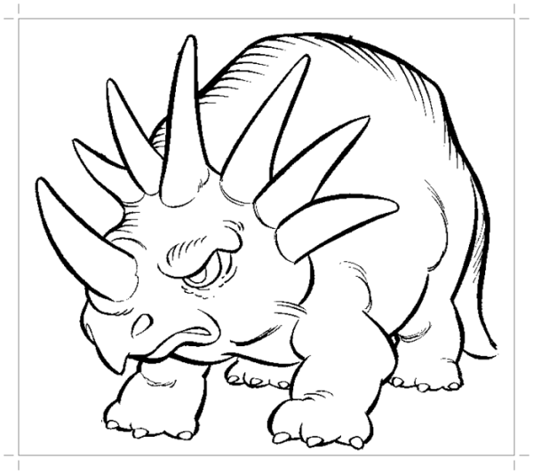 Трицератопс и Стиракозавр