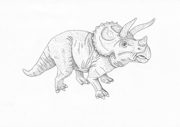 Динозавр Трицератопс