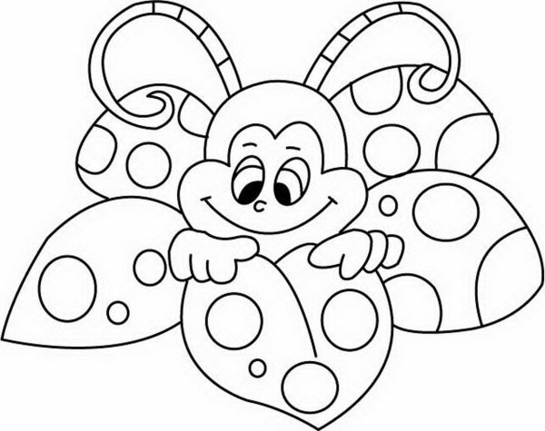 Трафарет для раскрашивания детям