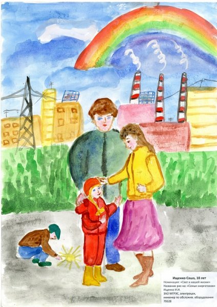 Рисунок семья глазами ребенка 7 лет