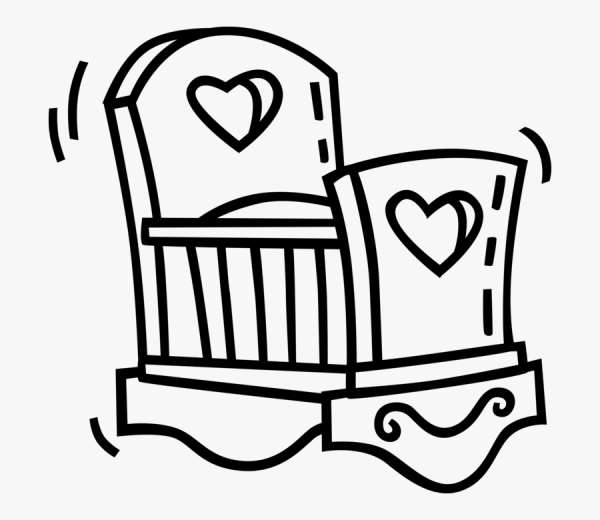 Детская кроватка мультяшная