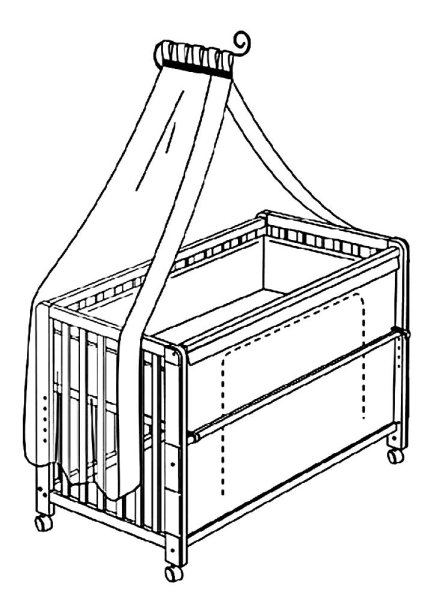 Детские кроватки вектор