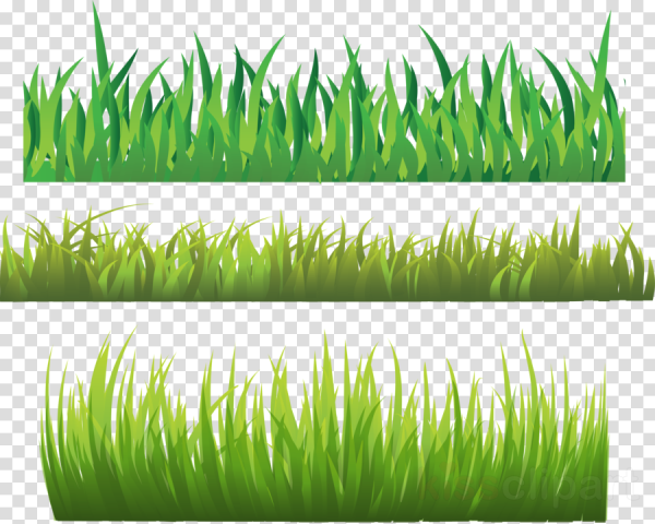 Травка в мультяшном стиле