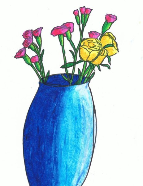 Рисование вазы