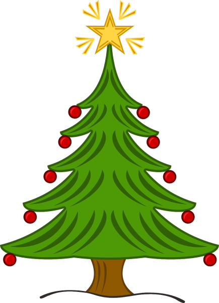 Нарисовать новогоднюю елку