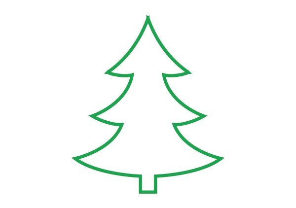 Детские рисунки Новогодняя ёлка