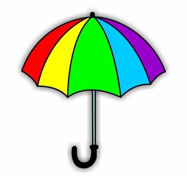 Зонтики мультяшные