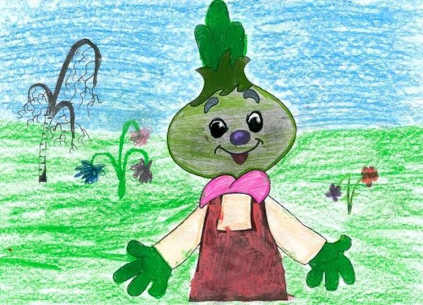 Приключения Чиполлино рисунок