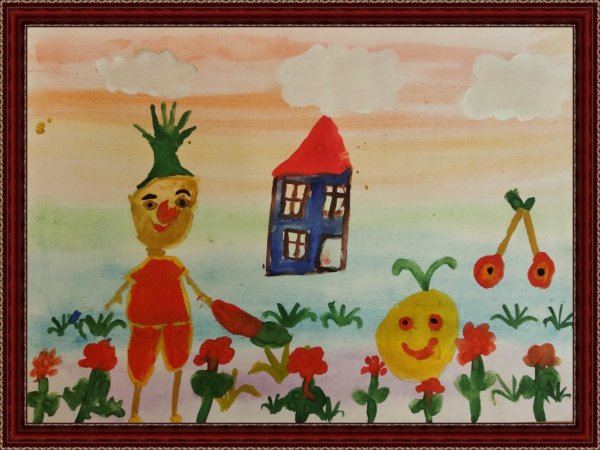 Рисование для детей Чипполино