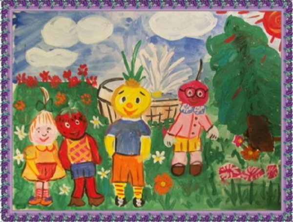 Рисование для детей Чипполино