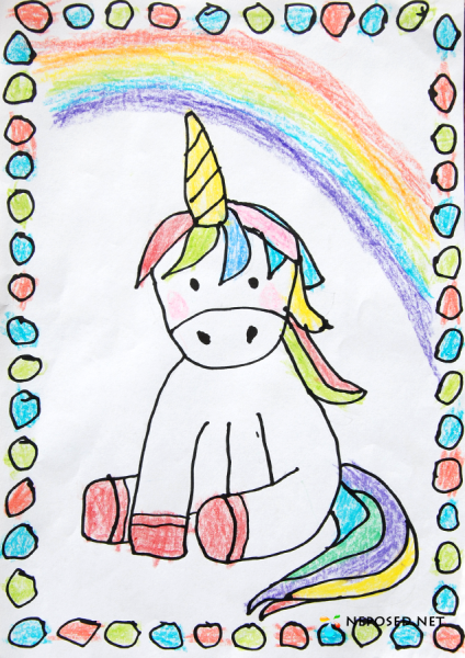 Суем единорога с детьми