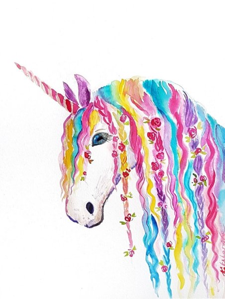 Единорог для рисования