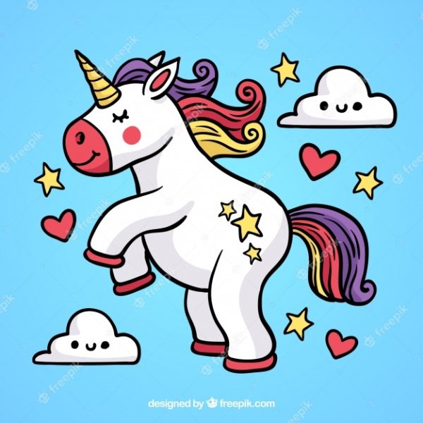 Единорог рисунок