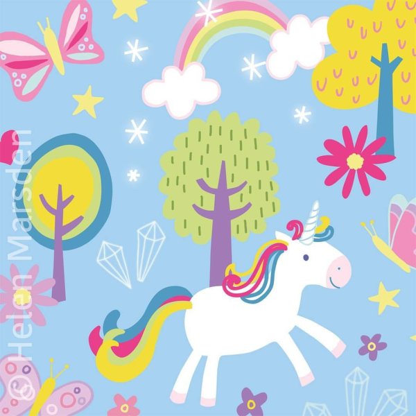 Единорог картина детская