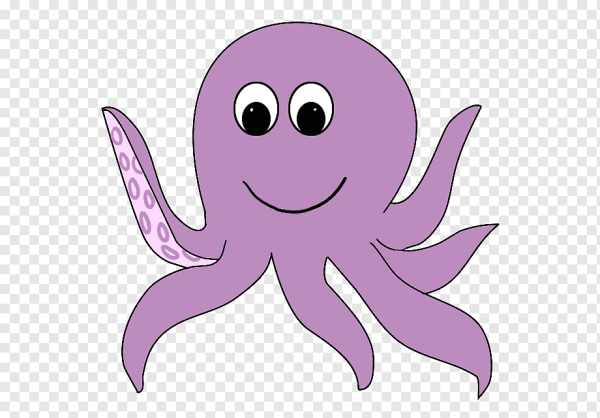 Осьминог мультяшный