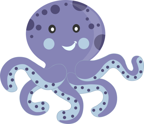 Осьминог в паинте
