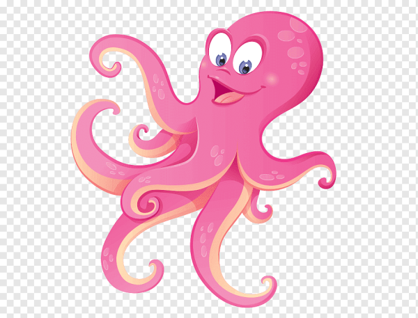 Раскраска осьминог