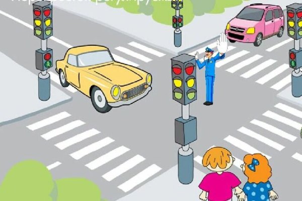 Нарисовать перекресток