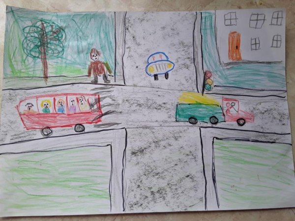 Нарисовать перекресток