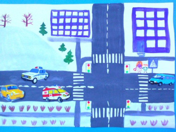 Перекресток ПДД для детей