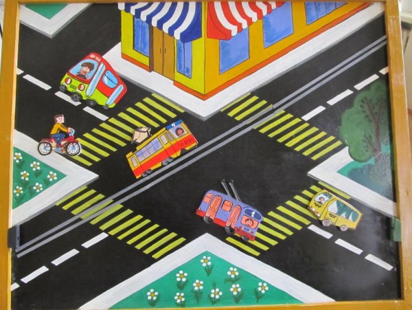 Дорога со светофором для детей
