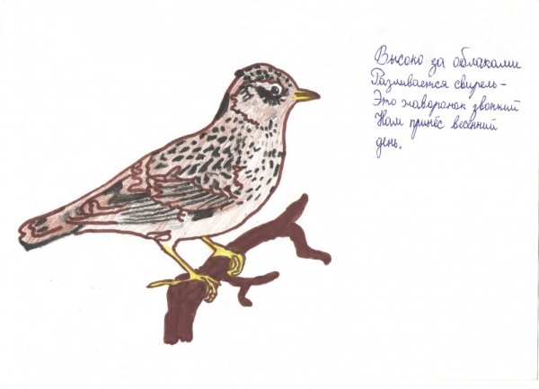 Жаворонок на картинах художников