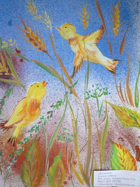 Жаворонок иллюстрация