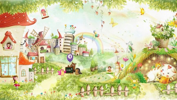 Весёлые детские обои