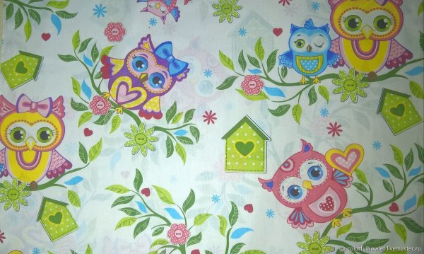 Яркие детские ткани