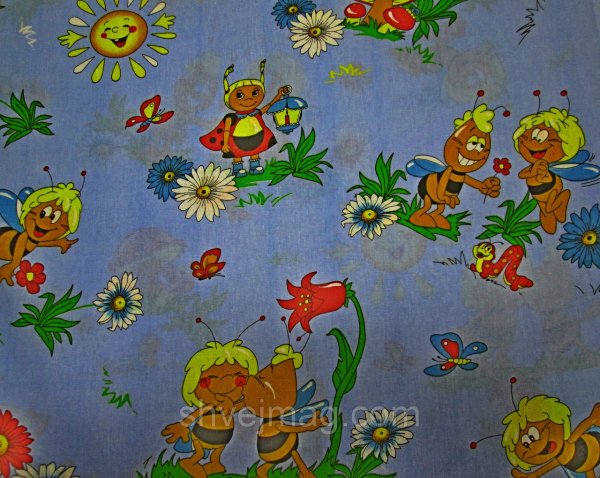 Бязь детская пчелки