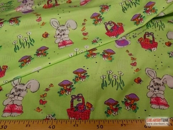 Бязь с детским рисунком ткань