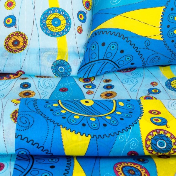 КПБ бязь 1.5 СП космонавт