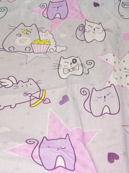 Бязь котики