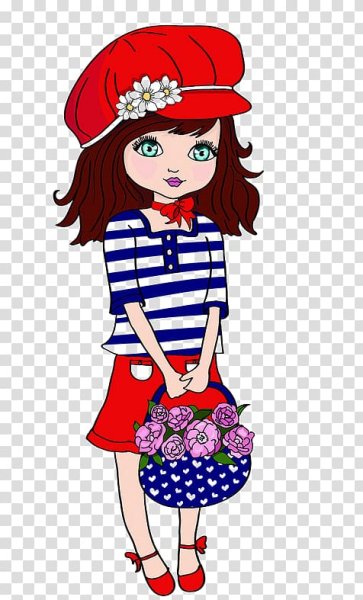 Девочка вектор