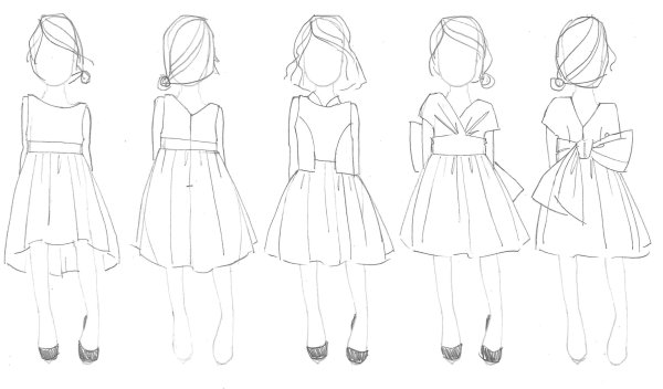 Фигуры детей для рисования одежды